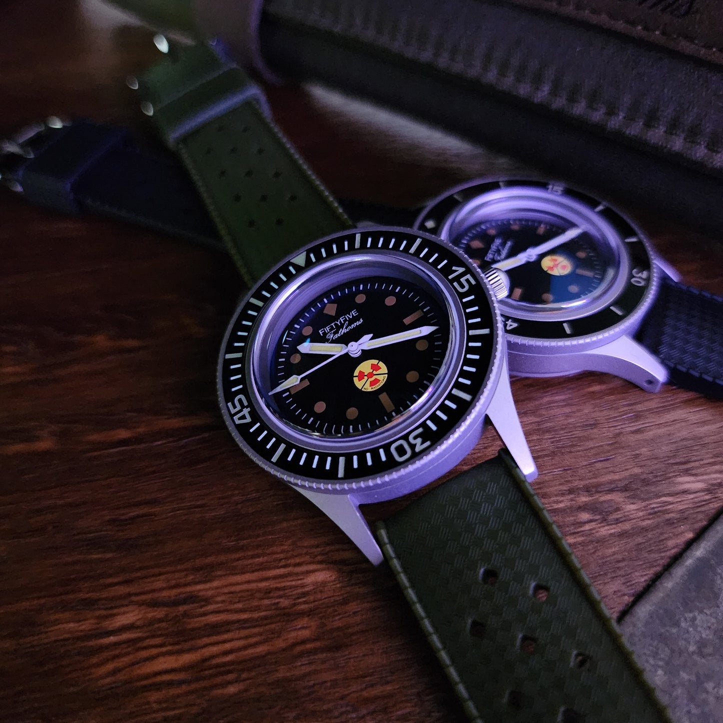 Fifty-Five MILSPEC Diver - No Radiations Dial with 360 Military Bezel